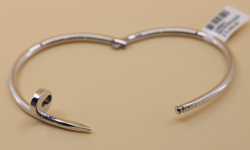 Cartier Juste un Clou Style Bracelet - 18k White Gold, Size 18, S108861