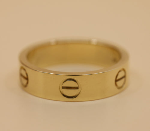 Cartier LOVE ring 18k Yellow Gold Classic Model