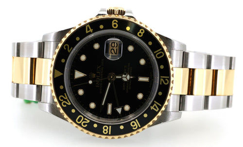 Rolex GMT-MASTER II 40mm Watch 2 Tone Watch 16713 Ceramic Bezel, S15868