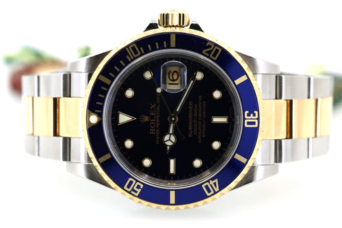 Pre-Owned Rolex Submariner Date 16613, 18k Gold & Stainless Steel, S108836