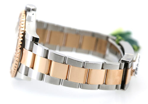 Pre-Owned Rolex Yacht-Master 116621 Rose Gold & SS Chocolate Dial 40mm, S107710