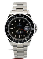 Pre-Owned Rolex GMT-Master II 16710, Stainless Steel Watch 40mm, S16648