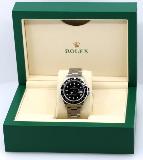 Pre-Owned Rolex GMT-Master II 16710, Stainless Steel Watch 40mm, S16648