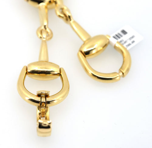 Gucci 18k Gold Horsebit Bracelet 57.6g, 7,5", S108883