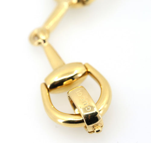 Gucci 18k Gold Horsebit Bracelet 57.6g, 7,5", S108883
