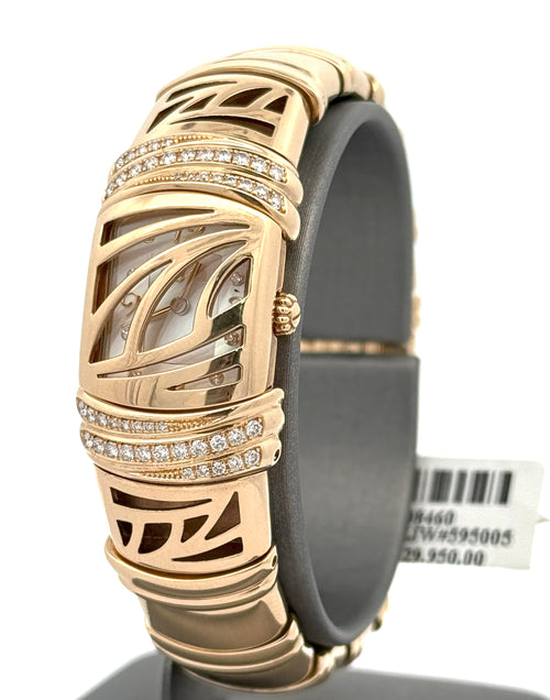 Ebel Shanta 18k Yellow Gold 128g MOP Diamond Ladies Quartz Watch 8057828-12