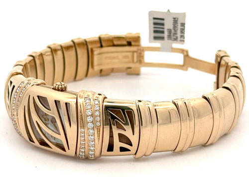 Ebel Shanta 18k Yellow Gold 128g MOP Diamond Ladies Quartz Watch 8057828-12