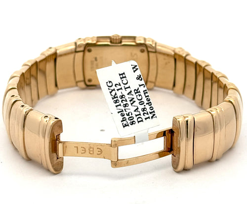Ebel Shanta 18k Yellow Gold 128g MOP Diamond Ladies Quartz Watch 8057828-12