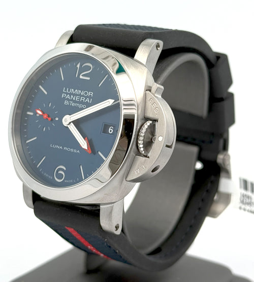 Panerai Luminor Quaranta BiTempo Luna Rossa - Pam 1404 - PAM01404 - Brand New!