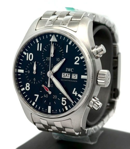 IWC Pilot's Watch Chronograph 41mm - IW388113 - Black Dial - Brand New!