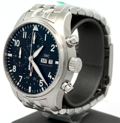 IWC Pilot's Watch Chronograph 41mm - IW388113 - Black Dial - Brand New!