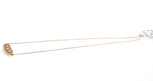 14k Yellow Gold 1.25 CT Ladies Diamond Pendant Necklace, 3.3g, S16824