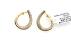 14k Yellow Gold 0.40CT Diamond Earrings, 6.0gm, S16826