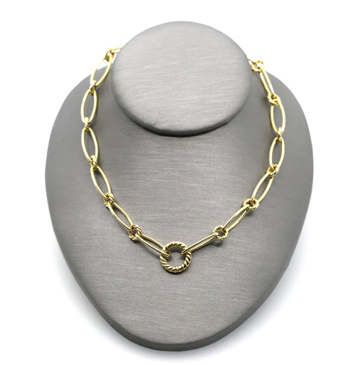 David Yurman Chain Necklace 18k Yellow Gold, S108888
