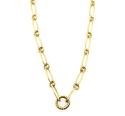 David Yurman Chain Necklace 18k Yellow Gold, S108888