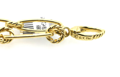 David Yurman Chain Necklace 18k Yellow Gold, S108888