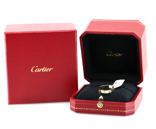 Cartier LOVE ring, small model, S108876 (Pre-owned)