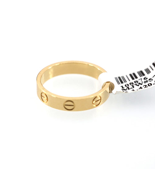 Cartier LOVE ring, small model, S108876 (Pre-owned)