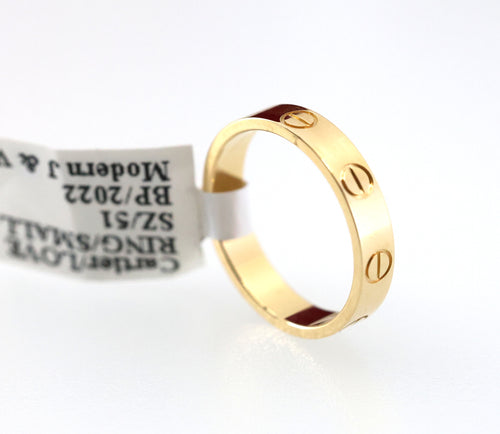 Cartier LOVE ring, small model, S108876 (Pre-owned)