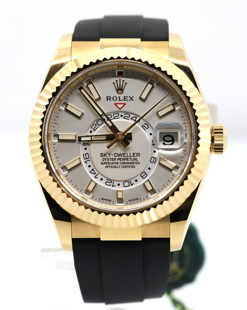 Pre-owned Rolex 326238 Sky-Dweller - 42mm Yellow Gold, S16606 (Pre-owned)