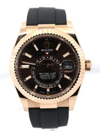 Pre-owned Rolex 326235 Sky-Dweller - 42mm Everose Gold (Pre-owned)