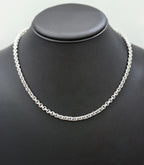 18k White Gold 3.75 CT Diamond Ladies Necklace, 26.9 G, 16", 16288