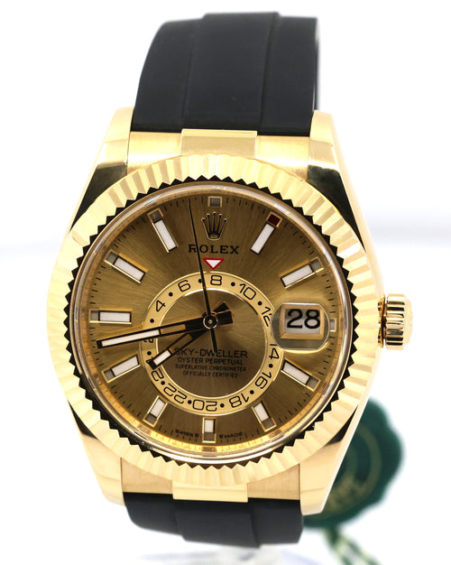 Pre-owned Rolex 336238 Sky-Dweller - 42mm Yellow Gold, S16607