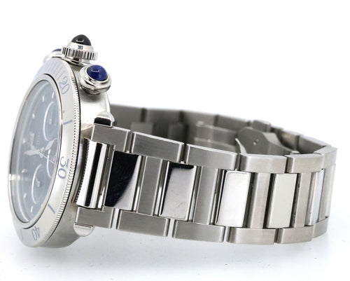 Cartier Pasha WSPA0039 Stainless Steel Chronograph 41mm Watch, S16331