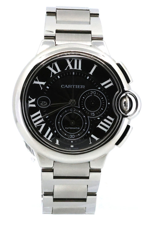 Cartier Ballon Bleu Chronograph 42mm, W6920077, S107186 (Pre-owned)
