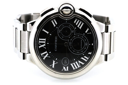 Cartier Ballon Bleu Chronograph 42mm, W6920077, S107186 (Pre-owned)