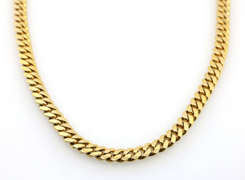 14k Yellow Gold Miami Cuban Men's Chain, 160.0gm, 25", S108903