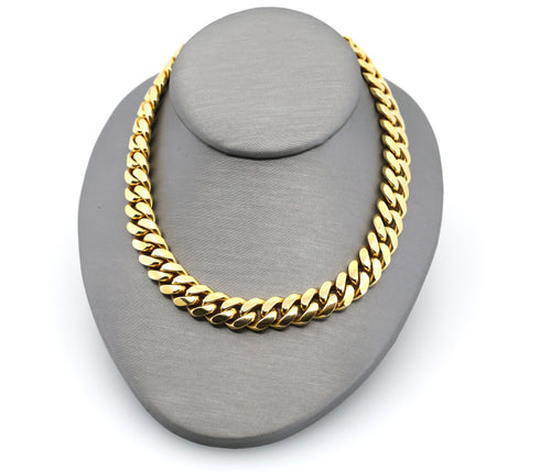 14k Yellow Gold Miami Cuban Men's Chain, 160.0gm, 25", S108903
