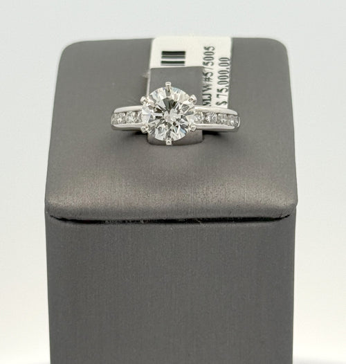 Tiffany & Co Platinum 1.51ct Round Diamond Engagement Ring H/VS1, S108479 (Pre-owned)