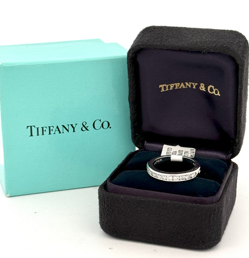 Tiffany & Co Wedding Band with Diamond Ring, S108480 (Pre-owned)
