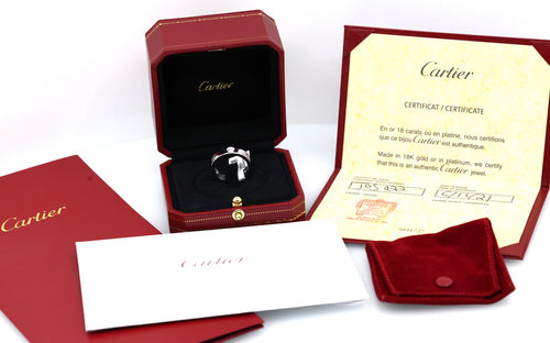 Cartier LOVE ring, classic model, 3 diamonds, S108928 (Pre-owned)
