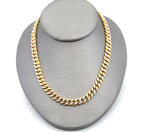 David Yurman Curb Chain Necklace 18K Yellow Gold with Diamonds, S108926 (Pre-owned)