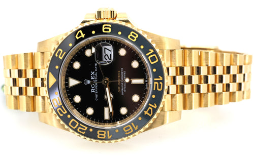 Pre-owned Rolex GMT-Master II 126718 Yellow Gold 40mm Watch, S108941