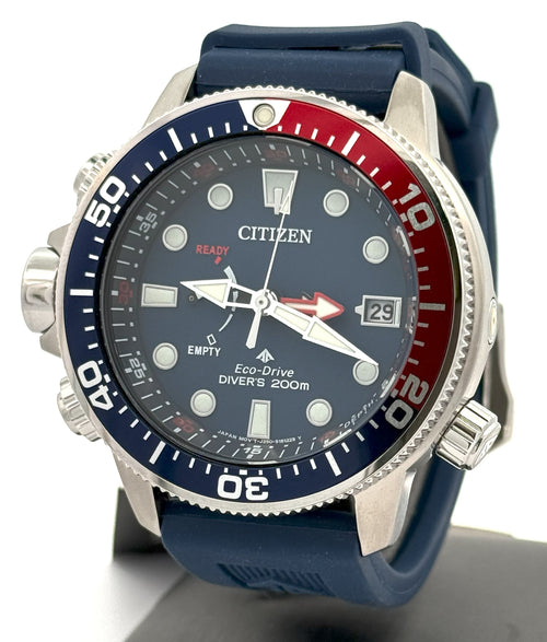 Citizen Promaster Aqualand Eco Drive 46mm Stainless Steel Watch BN2038-01L