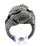 18k White Gold 3.79CT Diamond Dolphin Ring, 17.3g, Size 7.25, S16878