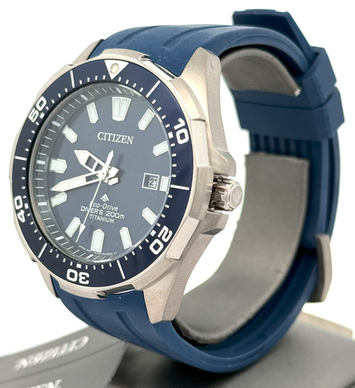 Citizen Promaster Dive Eco Drive 45mm Titanium Watch, BN0201-02M