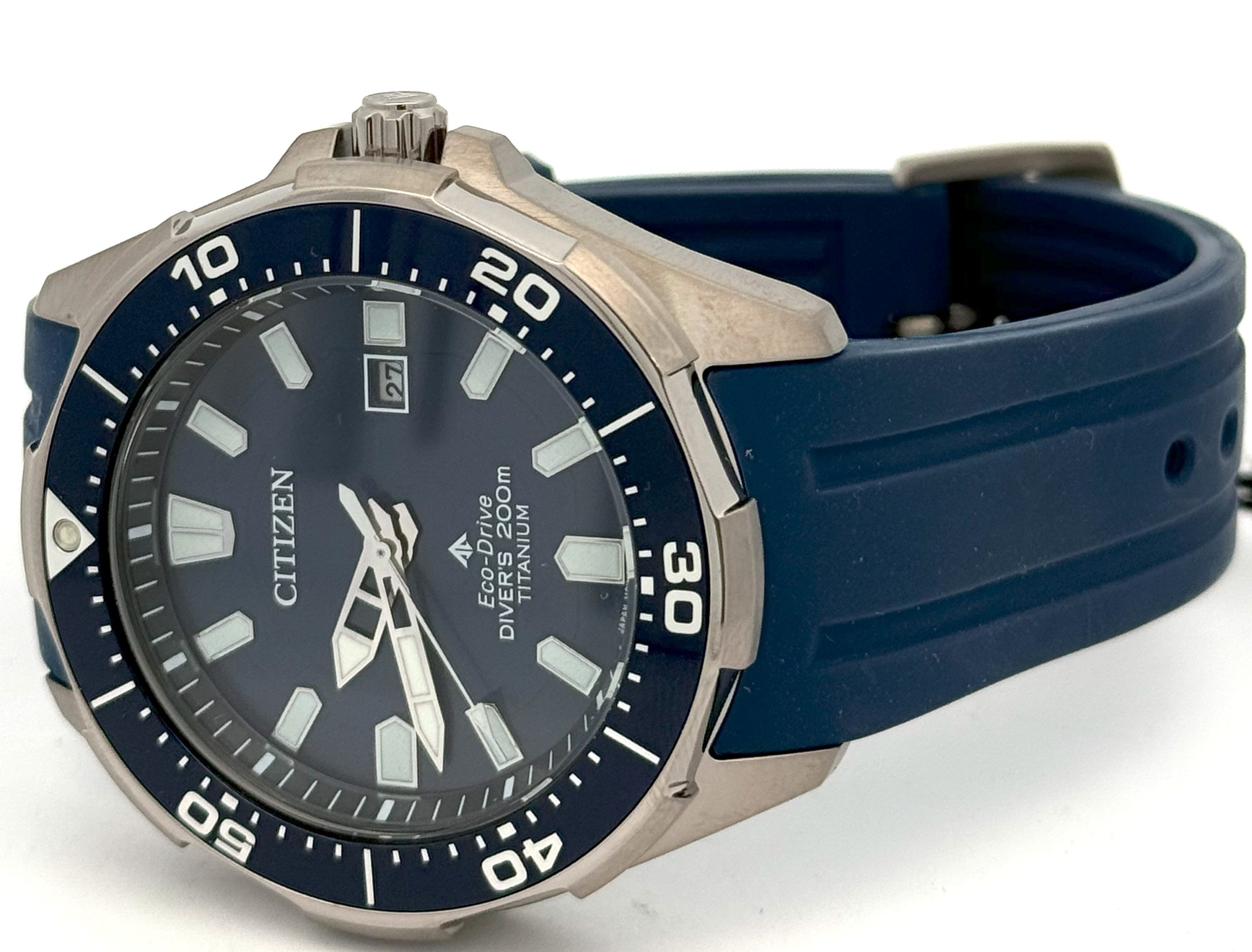 Citizen Promaster Dive Eco Drive 45mm Titanium Watch, BN0201-02M