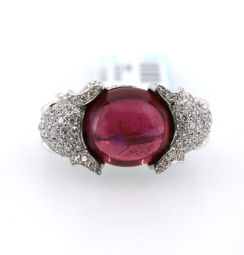 18k White Gold 3.00CT Diamond Elephants Ring, 15.6g, Size 7, S16890