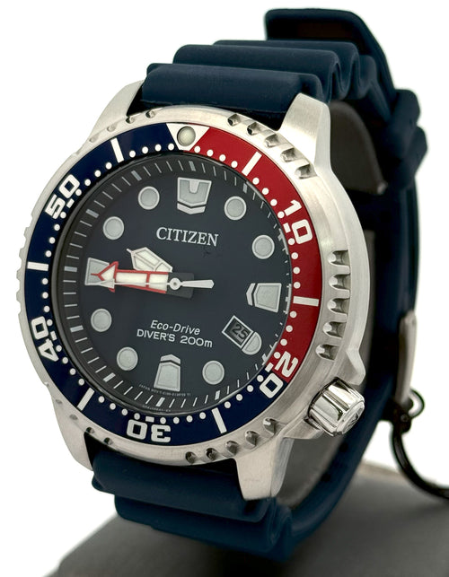 Citizen Promaster Dive Eco Drive 44mm Stainless Steel Watch, BN0168-06L