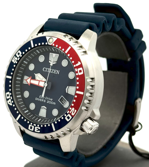 Citizen Promaster Dive Eco Drive 44mm Stainless Steel Watch, BN0168-06L