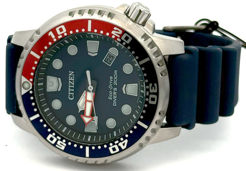 Citizen Promaster Dive Eco Drive 44mm Stainless Steel Watch, BN0168-06L
