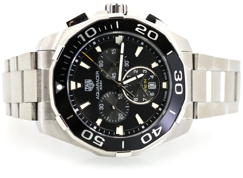Tag Heuer Aquaracer Chronograph 43mm CAY111A.BA0927 Quartz Watch, S108955 (Pre-owned)