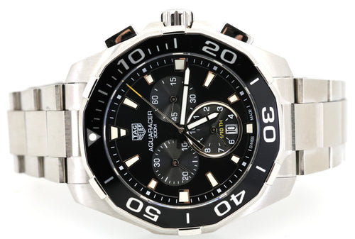 Tag Heuer Aquaracer Chronograph 43mm CAY111A.BA0927 Quartz Watch, S108955 (Pre-owned)