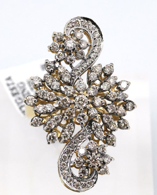 Estate 18k Yellow Gold 1.50Ct Diamond Ring, 7.4G, S108878
