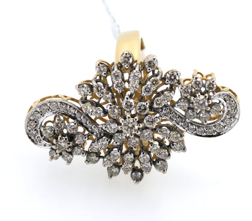 Estate 18k Yellow Gold 1.50Ct Diamond Ring, 7.4G, S108878