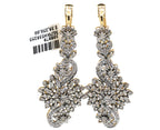 Estate Ladies 18k Yellow Gold 4.00CT Diamond Earrings, S108879